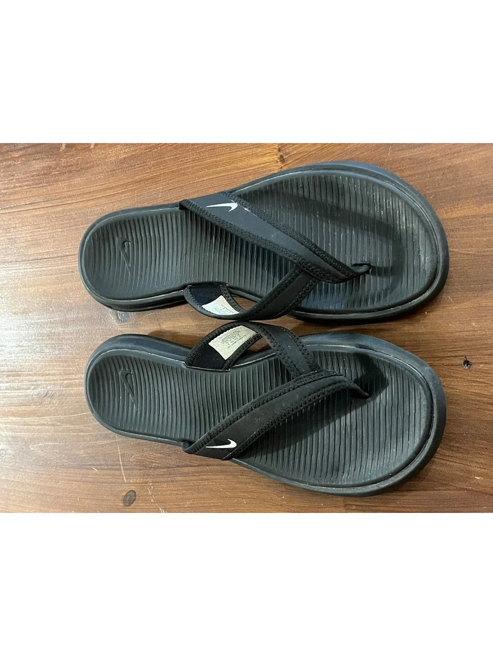 Nike Black Flip Flop Sandals Size 9 US Men's Comfortable Casual Footwear